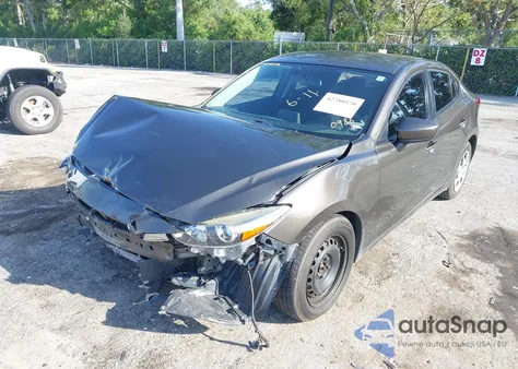 2017 Mazda Mazda3 Sport из США, поврежденный, VIN JM1BN1U74H1100986